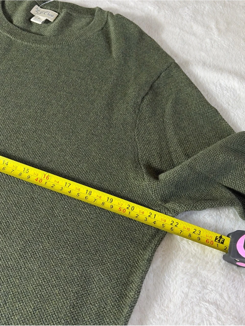 J Crew Sweater Men’s Crewneck Pullover Green Large NWOTS